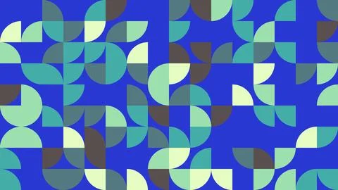 This captivating image features a vibrant geometric pattern made up of abst.. Stock Illustration