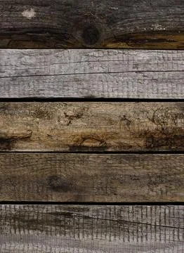 A captivating image of weathered pine planks. Stock Photos