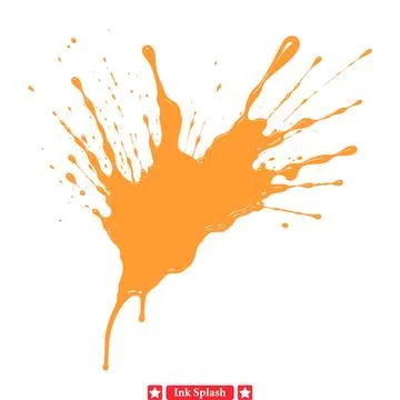Captivating Ink Splash Vector Graphics  Add Depth and Dimension to Your Desig Stock Illustration