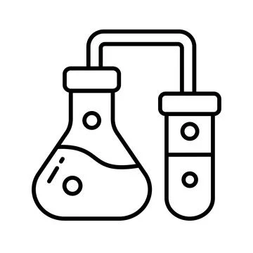 A captivating isometric illustration of science experiment tools for chemistry 스톡 일러스트