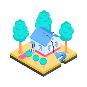 A captivating isometric illustration showing cloud api integration system Stock Illustration