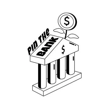 A captivating isometric illustration showing a robotic process automation 库存插图