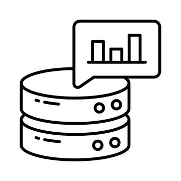 A captivating isometric illustration tracking visual database statistics and Stock Illustration