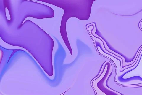 Captivating lilac forms and dynamic paint flow as lilac and purple paint fr.. Stock Illustration