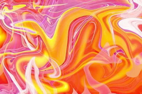 Captivating marbled forms and dynamic hues in hand-painted background with .. Stock Photos