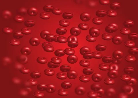 Captivating medicine concept composition illustration of red blood cells Stock Illustration