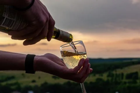 Captivating Moment of Elegance Stock Photos