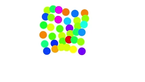 Captivating Polyhedra Fusion of Harmonic Eigenvectors and Kinetic Theory Stock Footage 242606130