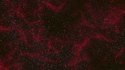 Captivating red nebula a stellar nursery in space 스톡 동영상 292960369