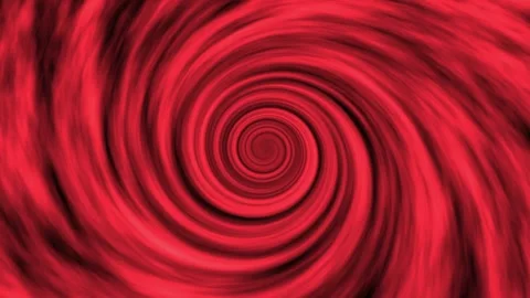 Captivating Red Vortex Centered Like a Storm or Tornado	 Stock Footage 277163284