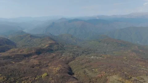 Captivating scene of the alpine valley in Georgia Stock-Footage 237808899