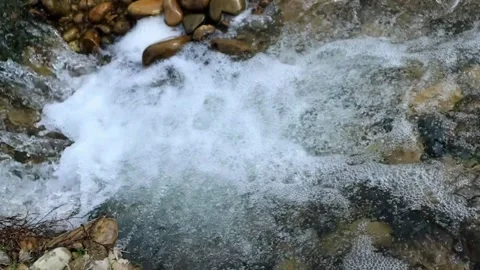 Captivating Slow-Motion Waterfall Stock Footage 285138740