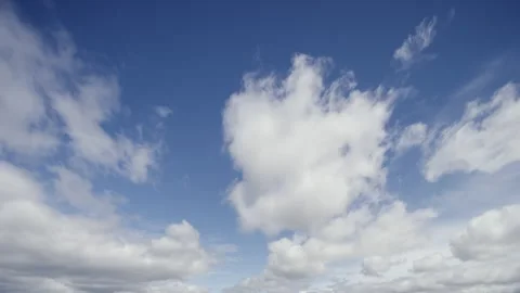 A captivating timelapse showcasing the swift dance of clouds across a vibrant Video stock 330376695