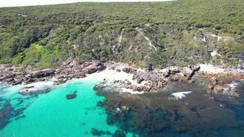Captivating Top-Down Drone Footage of Coastal Cliffs in 4K 動画素材 239828806
