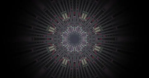 Captivating tunnel visualization seamlessly looping for stunning screensave.. Stock Footage 317065522