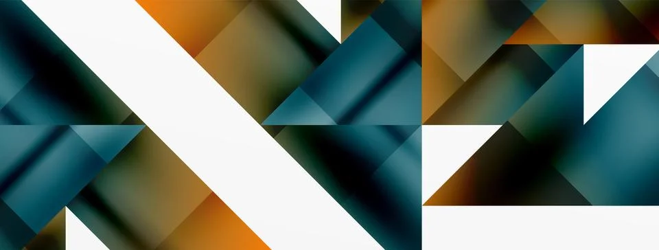 Captivating vector abstraction. Triangles interlock in mesmerizing dance 스톡 일러스트