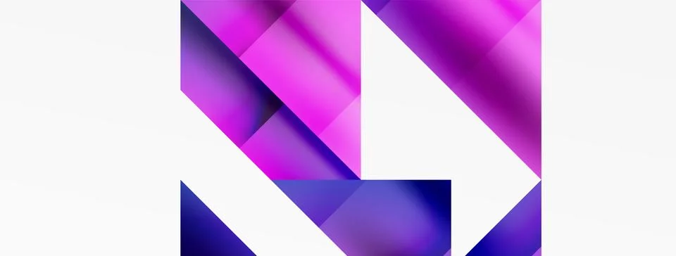 Captivating vector abstraction. Triangles interlock in mesmerizing dance 스톡 일러스트