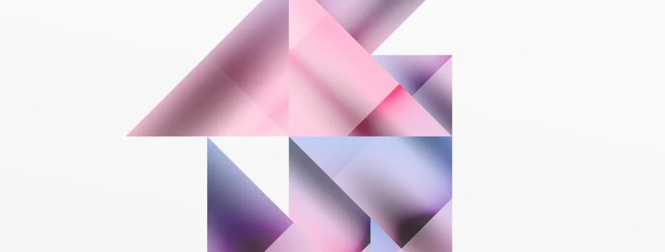 Captivating vector abstraction. Triangles interlock in mesmerizing dance 스톡 일러스트