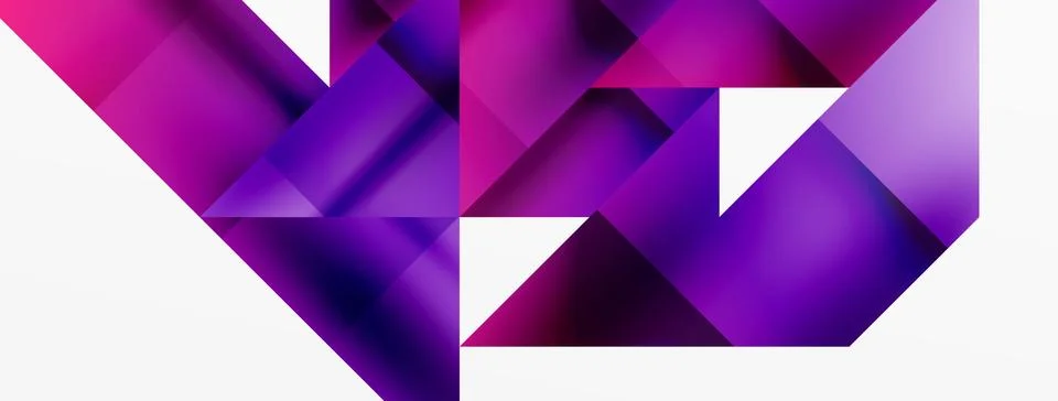 Captivating vector abstraction. Triangles interlock in mesmerizing dance 스톡 일러스트