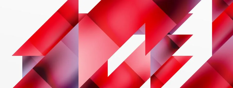 Captivating vector abstraction. Triangles interlock in mesmerizing dance Stock Illustration