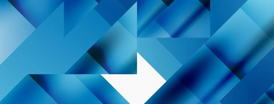 Captivating vector abstraction. Triangles interlock in mesmerizing dance Stock Illustration