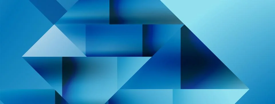Captivating vector abstraction. Triangles interlock in mesmerizing dance 스톡 일러스트