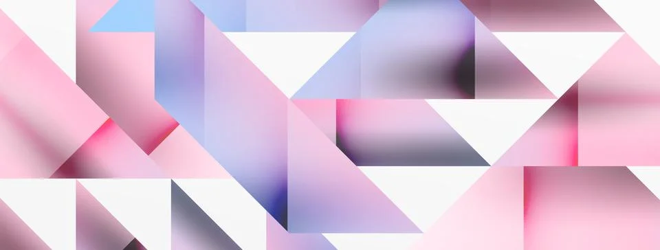 Captivating vector abstraction. Triangles interlock in mesmerizing dance 스톡 일러스트