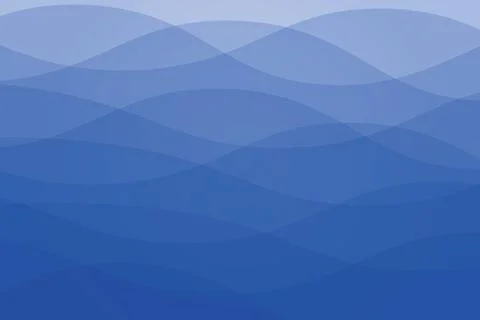 Captivating vector illustration featuring a wavy blue background Stockillustratie