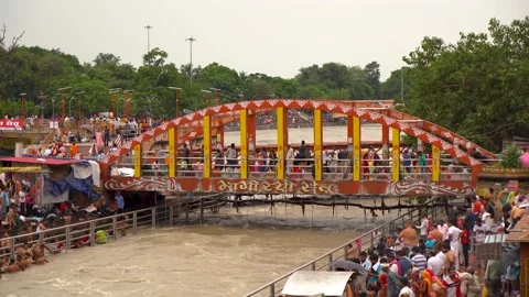 Captivating Views of the River and Its Bridge Stock Footage 315289241