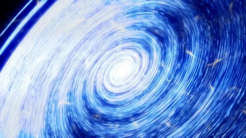 Captivating visuals of galaxies swirling in space reveal intricate patterns Stock Footage 306491424