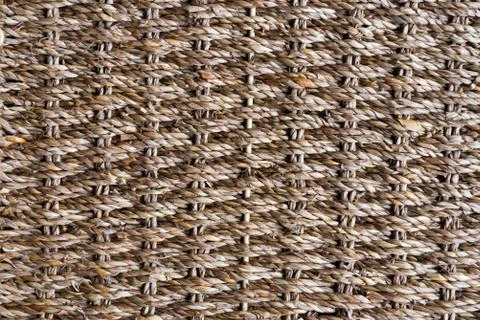Captive wood texture. Close up. Texture of wicker furniture or items. Stock Photos