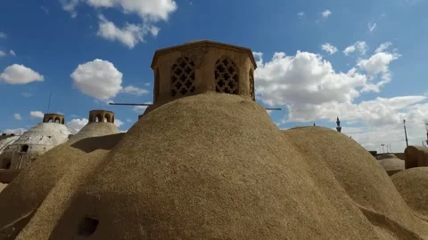 Capture of an alluring historic bazaar highlighting its, stock footage. Stock Footage 304817213