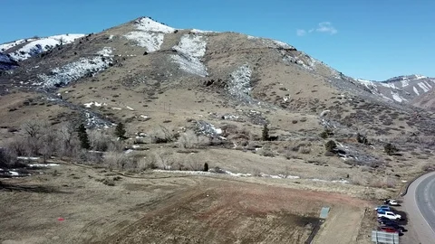 A capture of a parasail landing Stockbeeldmateriaal 104739617