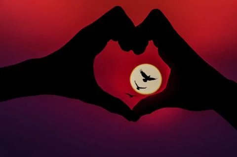 Capture the sky in hand Stock Photos