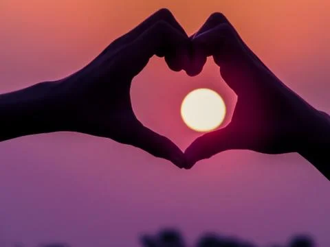 Capture the sky in hand Stock Photos