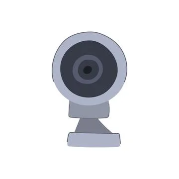 Capture web camera cartoon vector illustration Stock Illustration