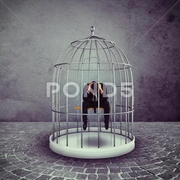 Captured businessman Stock Photos