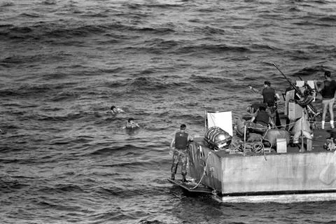 Captured Iranian Crew Foto stock