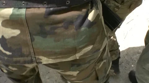 Captured prisoners by the islamic extremists Stock-Footage 52100828