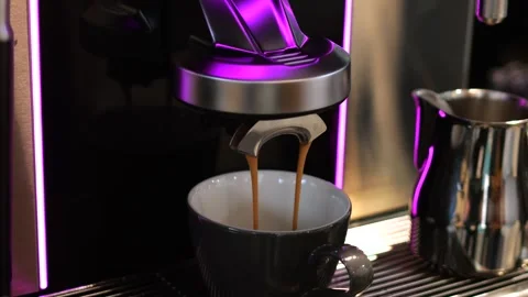Capturing the Art of Coffee Brewing in Action Stock Footage 348890249