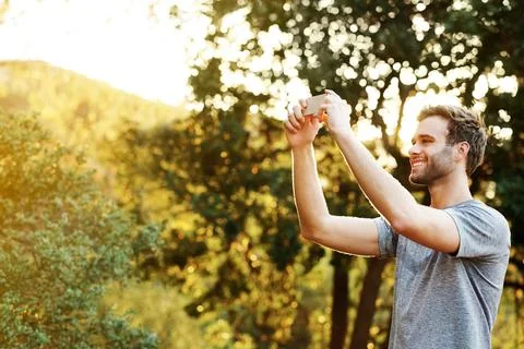 Capturing the breathtaking view Stock Photos
