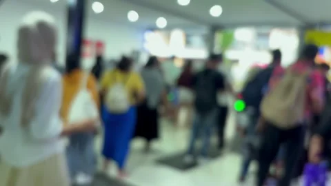 Capturing the bustling energy of a metro station exit gate Vídeo Stock 340569223