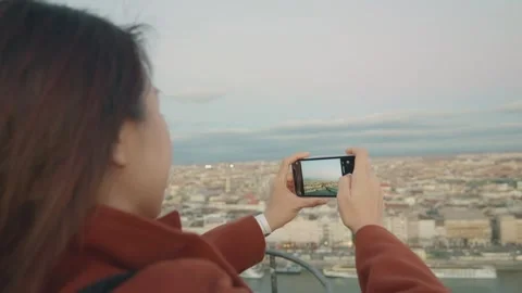 Capturing City Views from a High Rise Stock Footage 314593930