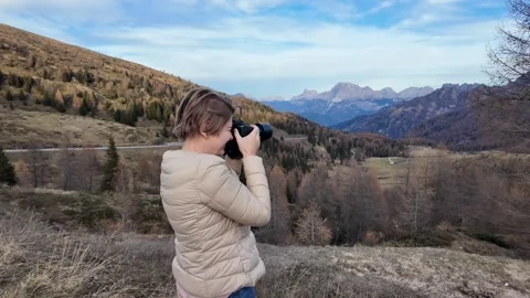 Capturing Dolomite Alps Beauty Stock Footage 292156421