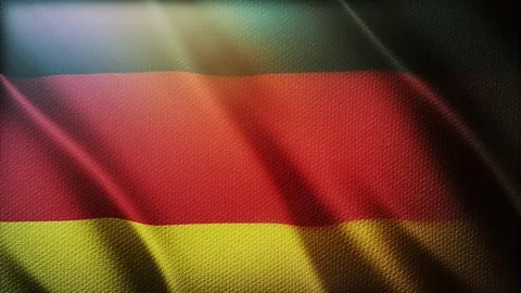Capturing the Elegance of the German Tricolor in the Wind Stock Footage 267456530