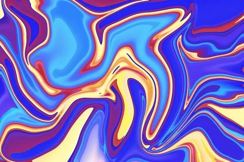 Capturing the essence through the art of fluidity and vibrant colors in liq.. Stock Illustration