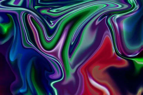 Capturing essence through the art of fluidity liquid marble pattern with mo.. Stock Photos