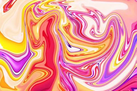 Capturing essence through the art of marble patterns on a multi-colored acr.. Stock Illustration