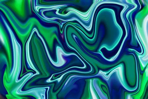 Capturing essence through the art of neon waves on a marbled effect marble .. Stock Illustration