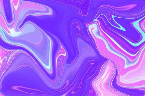 Capturing essence through the art of vibrancy and movement neon liquid backdr Stock Illustration